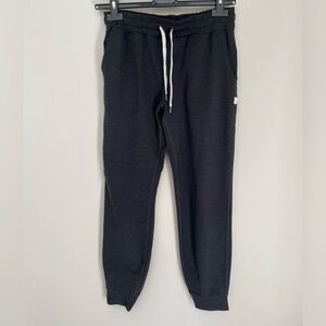 Black Jogger Sweatpants with Drawstring